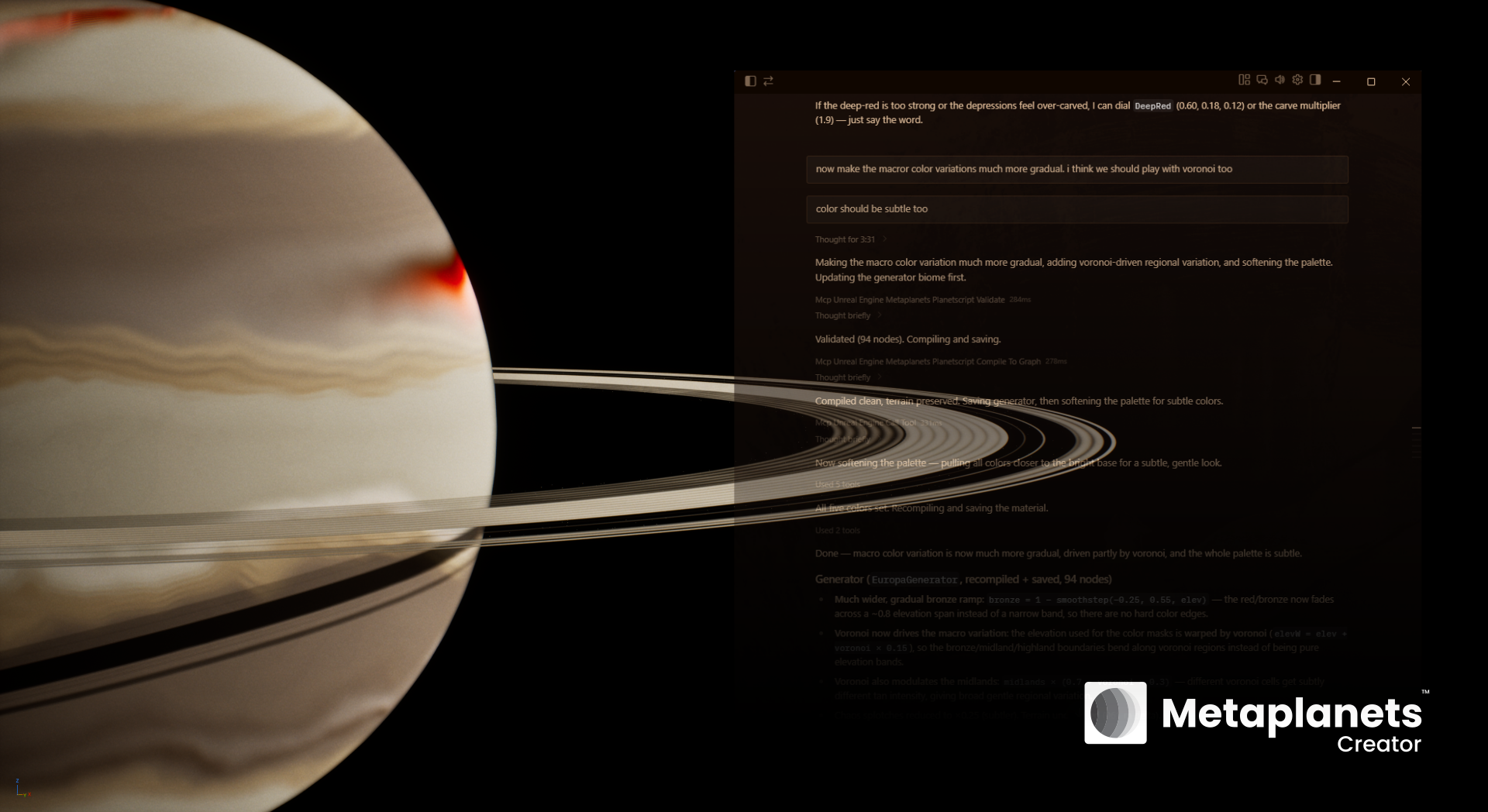 Metaplanets Creator Update 1.2.0